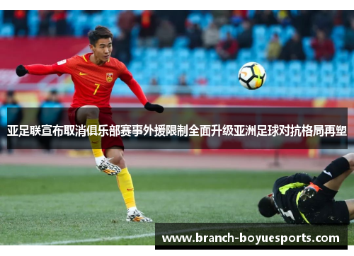 亚足联宣布取消俱乐部赛事外援限制全面升级亚洲足球对抗格局再塑